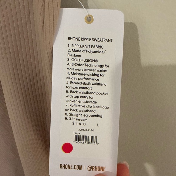 RHONE Ripple Sweatpants - Picture 3 of 3